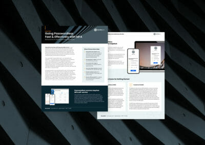 Going Passwordless Fast & Effectively with MFA