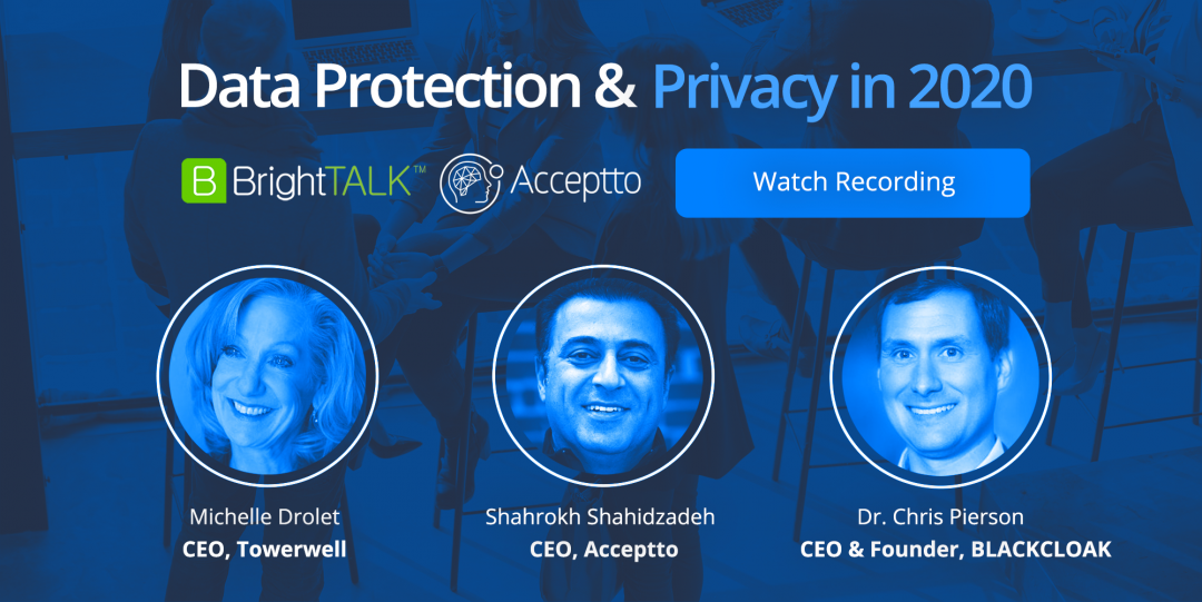 BrightTALK Webinar: Data Protection & Privacy 2020