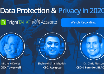 BrightTALK Webinar: Data Protection & Privacy 2020