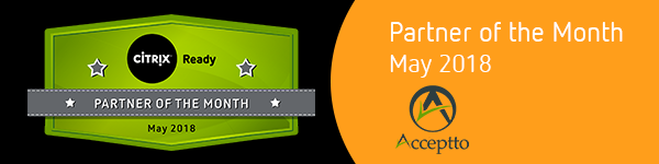 Acceptto named Citrix Ready Partner of the month
