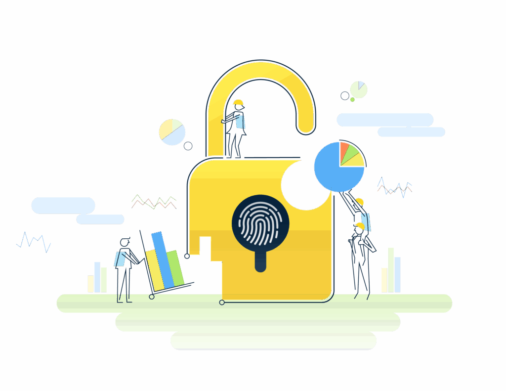 lock with generic graphics