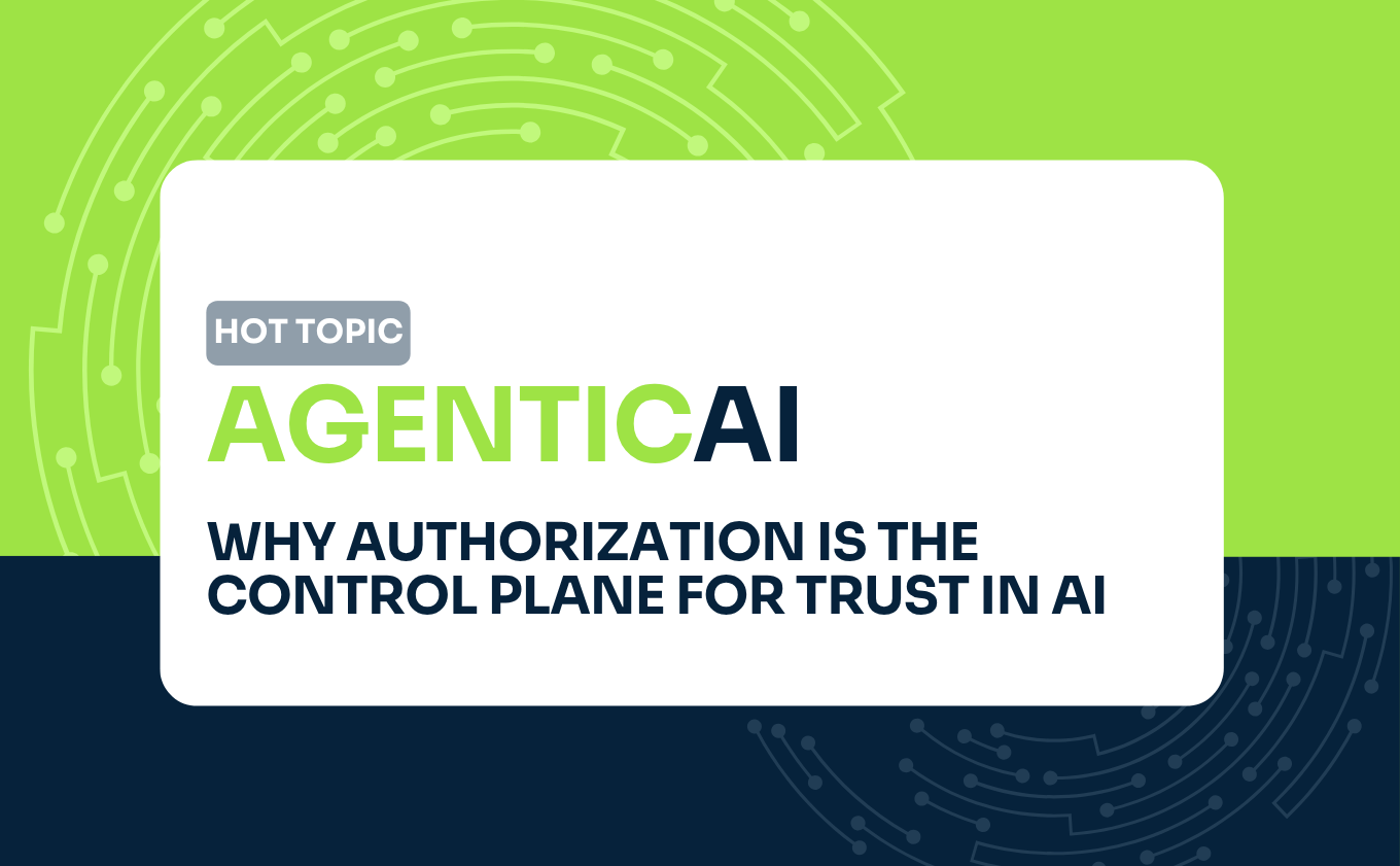 Why Authorization is the Control Plane for Trust in AI
